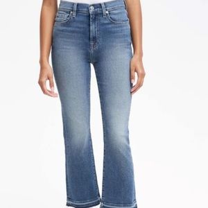 Seven For All MANKIND HIGH WAIST SLIM KICK JEAN WITH RELEASED HEM - size 25